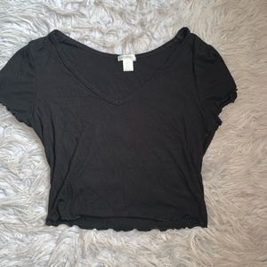 black crop top